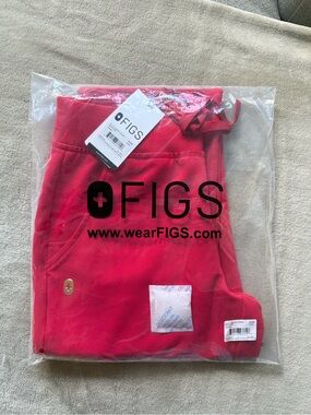 FIGS Women's Pop Red Zamora Scrub Pants XXS